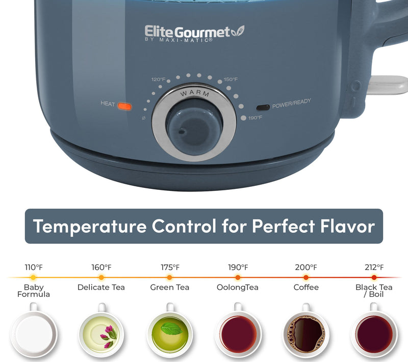 Elite Gourmet 1.2L Electric Honeypot Glass Kettle — View 10
