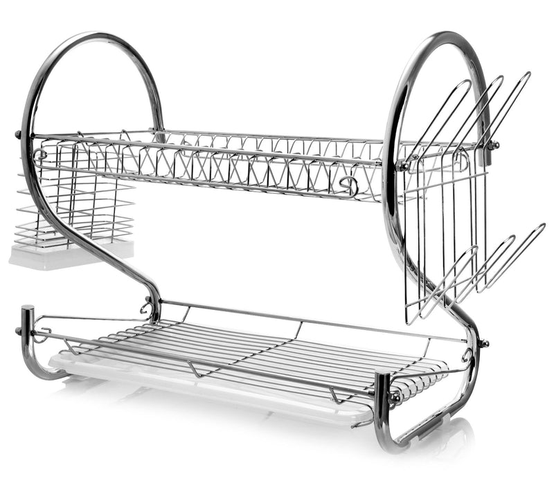 MegaChef 16 In. Two Shelf Dish Rack — View 2