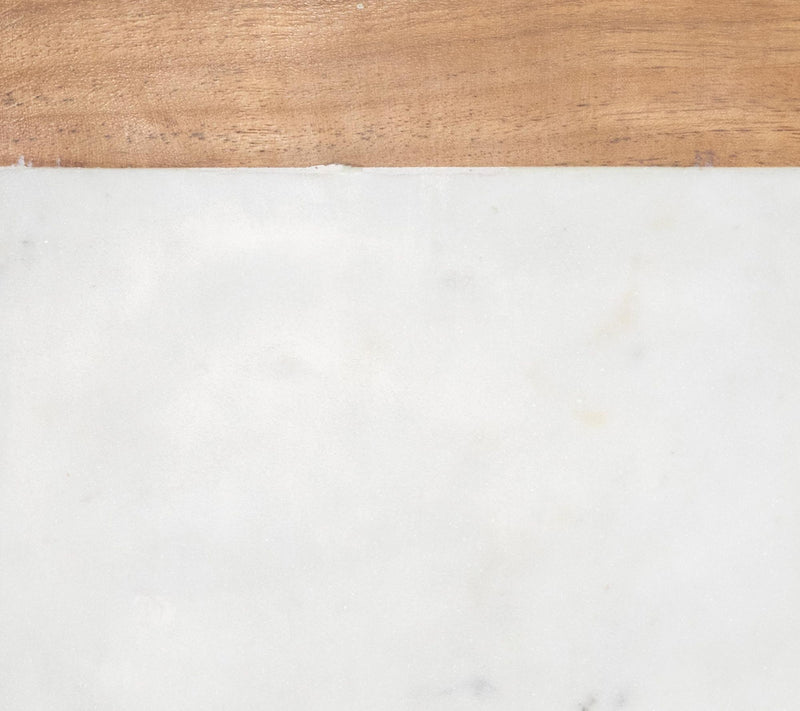Foreside Home & Garden Small Marble Wood Cutting Board — View 3