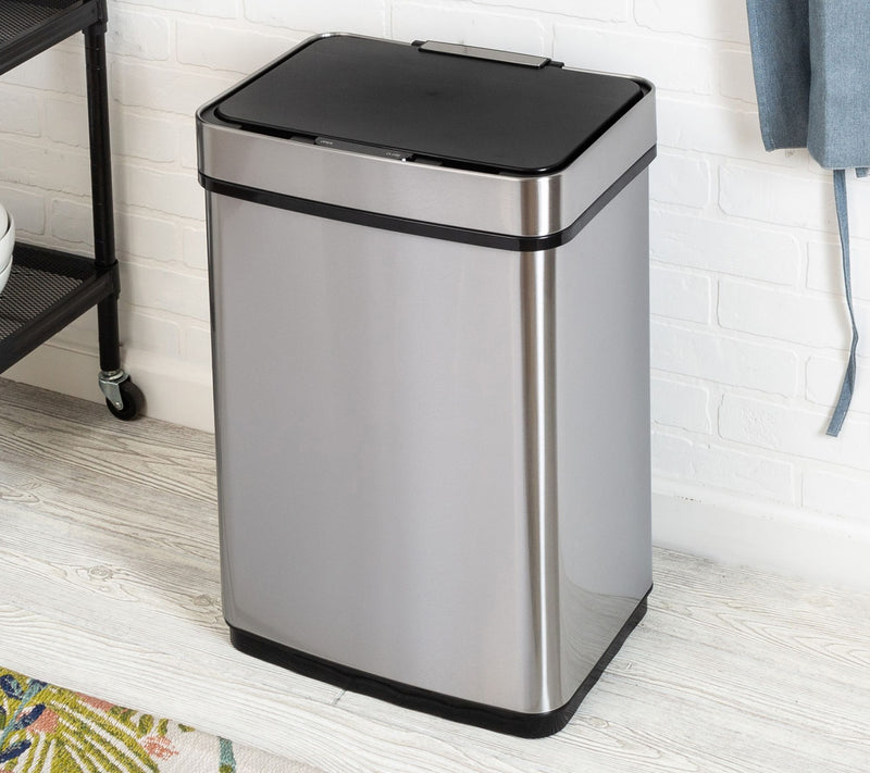 Honey-Can-Do 50-Liter Trash Can with Motion Sensor — View 11
