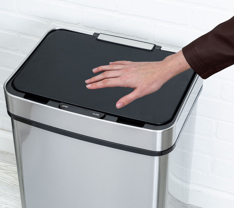 Honey-Can-Do 50-Liter Trash Can with Motion Sensor — View 9