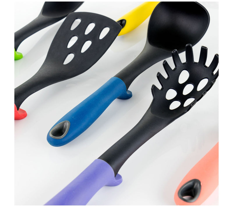 MegaChef 7 Piece Nylon Kitchen Utensil Set in Assorted Colors — View 4