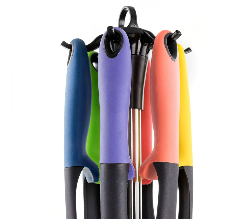 MegaChef 7 Piece Nylon Kitchen Utensil Set in Assorted Colors — View 7