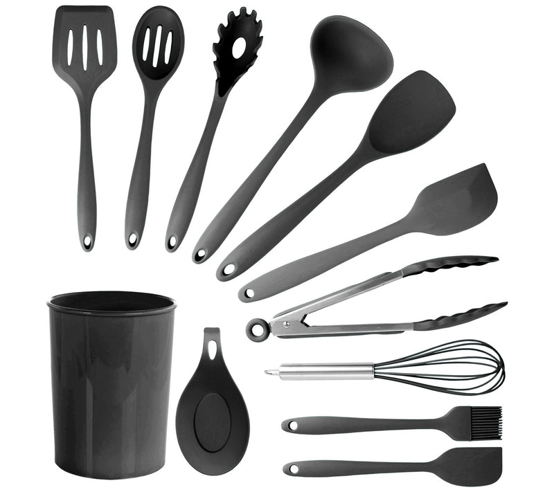 MegaChef 12 Piece Silicone Kitchen Utensil Set — View 3