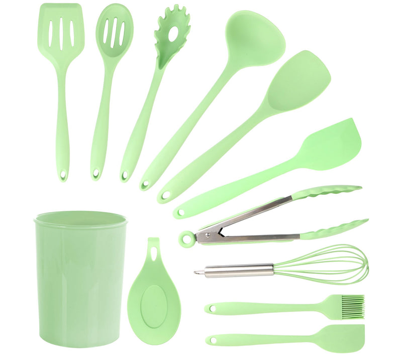 MegaChef 12 Piece Silicone Kitchen Utensil Set — View 7