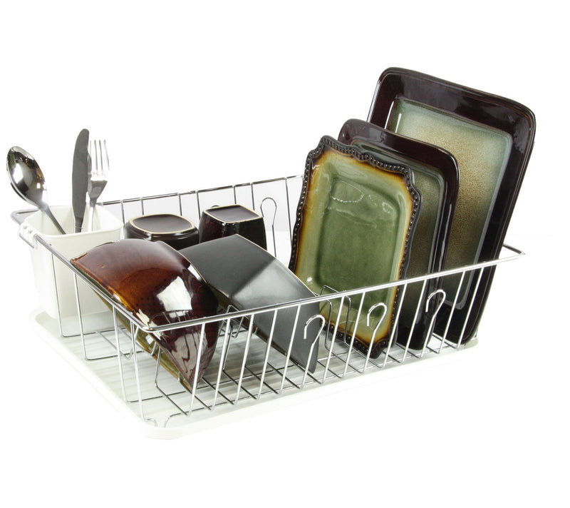 MegaChef 17.5" Single-Level Dish Rack — View 7