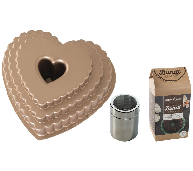 Nordic Ware Tiered Heart Bundle — Main view