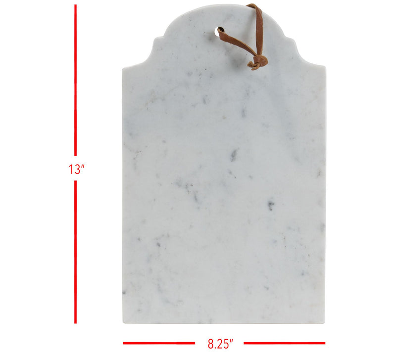Foreside Large Fleur Marble Kitchen Cutting Board — View 3