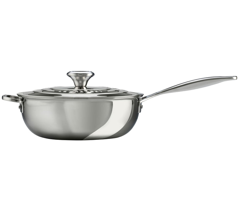 Le Creuset 3.5qt Stainless Steel Saucier — View 2