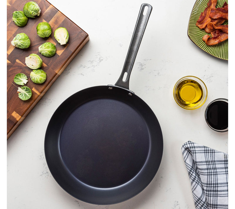 Viking Blue Steel 12in Fry Pan — View 4