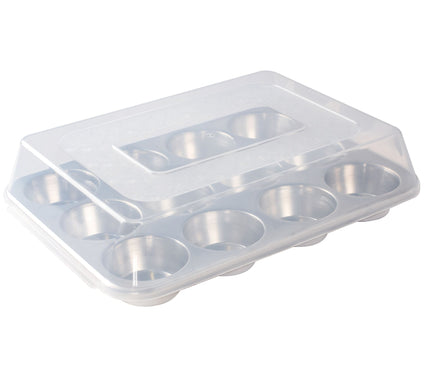 Nordic Ware Muffin Pan with High Dome Lid