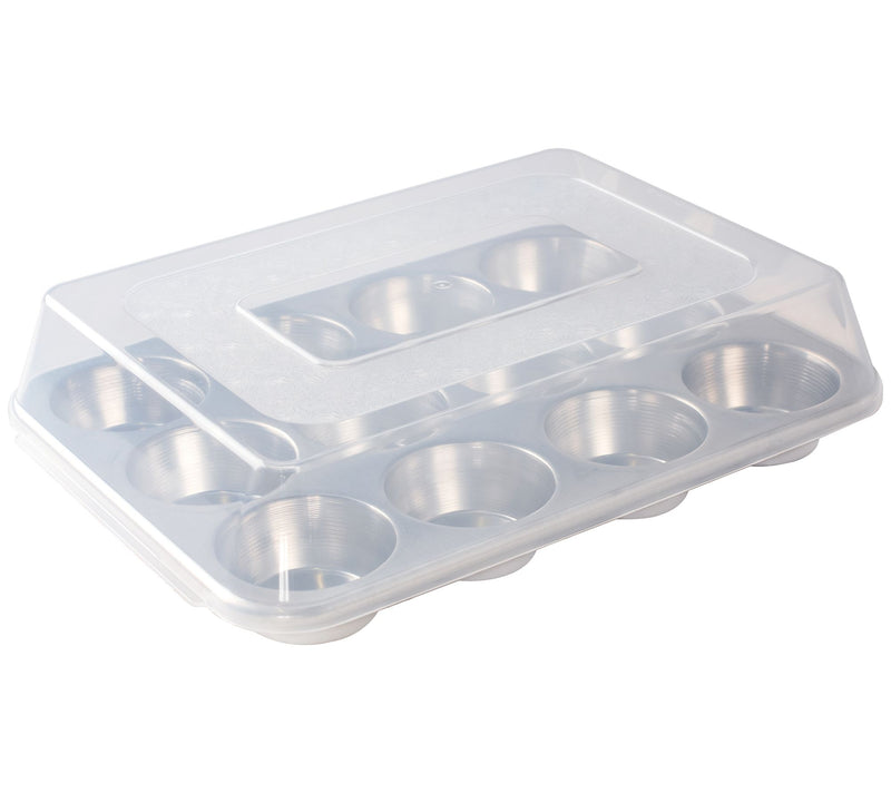 Nordic Ware Muffin Pan with High Dome Lid — Main view