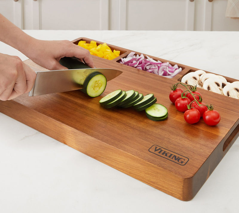 Viking Acacia 20-inch Butcher Block Cutting & Serving Board — View 8