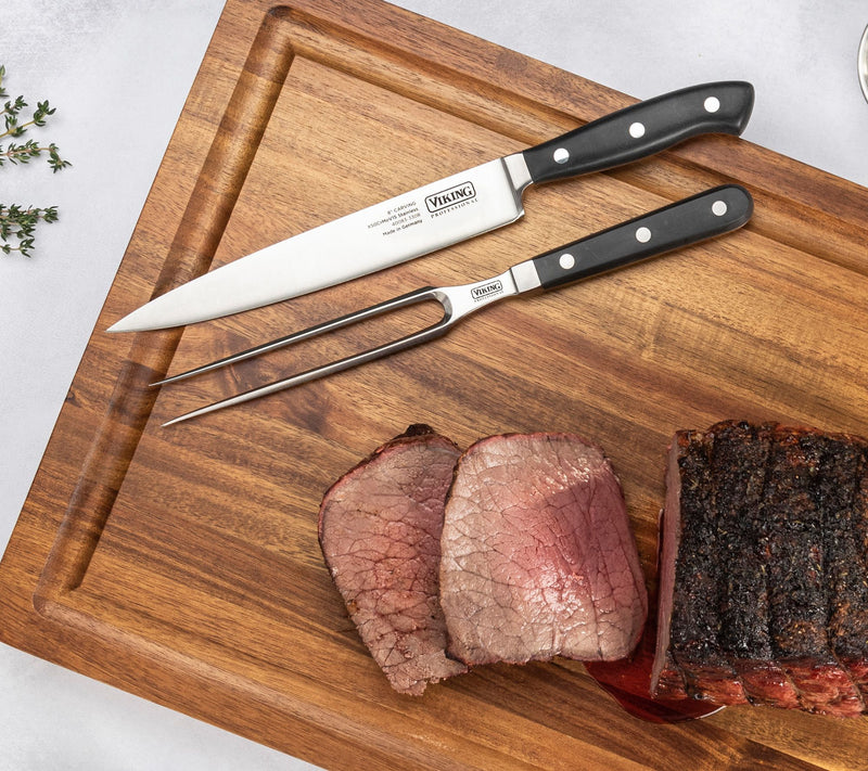 Viking Acacia 20-inch Butcher Block Cutting & Serving Board — View 7