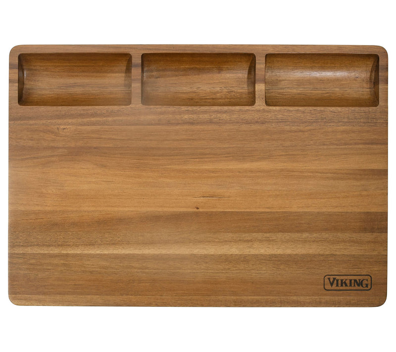 Viking Acacia 20-inch Butcher Block Cutting & Serving Board — View 2