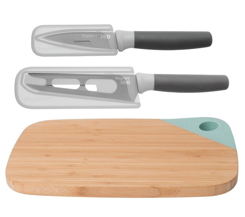 BergHOFF Leo 3-Piece Knife and Cutting Board Set — Main view