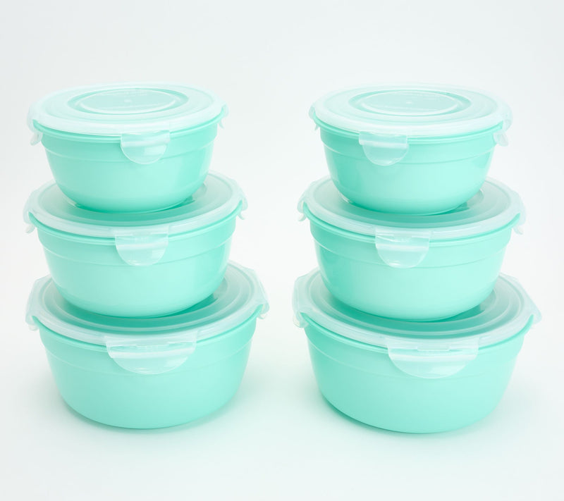 LocknLock 6-Piece Nesting Bowl Storage Set with Color Body — View 56
