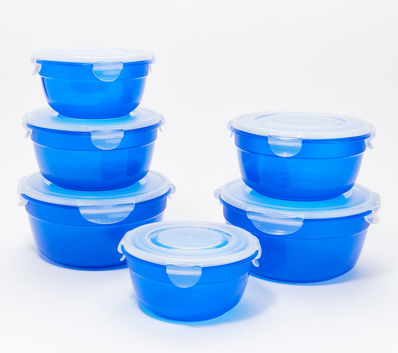 LocknLock 6-Piece Nesting Bowl Storage Set with Color Body — View 69