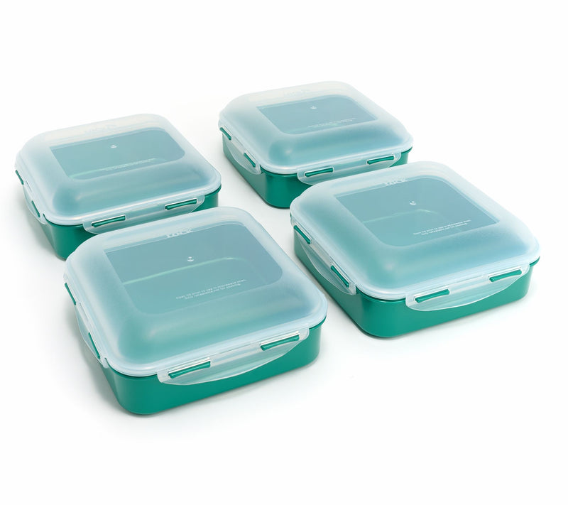 LocknLock Set of 4 Square Storage Containers with Dome Lids — View 84