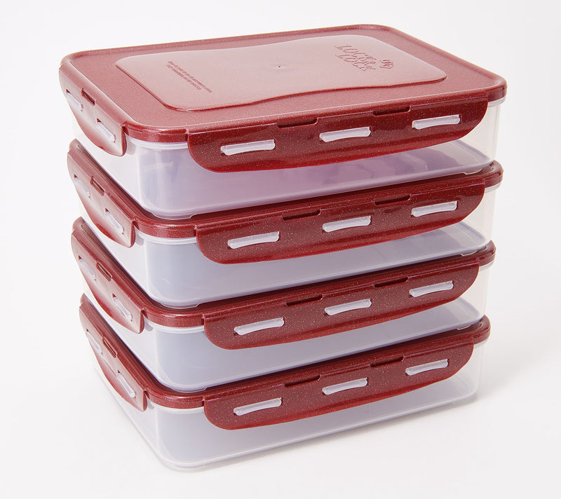 LocknLock Set of (4) Rectangle Storage Set — View 5