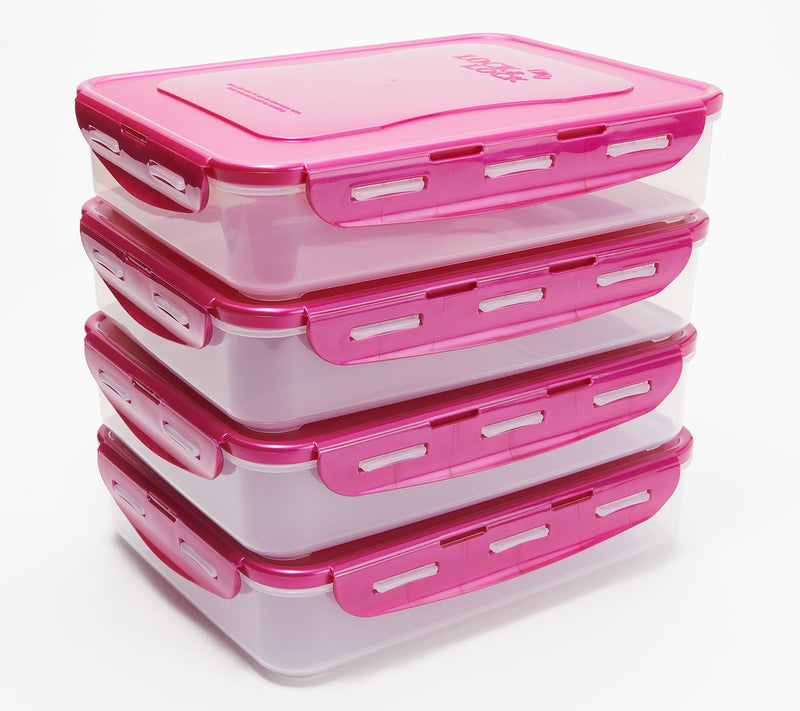 LocknLock Set of (4) Rectangle Storage Set — View 71