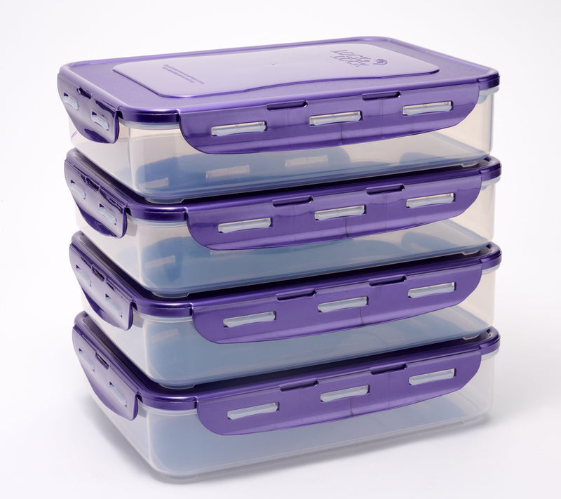 LocknLock Set of (4) Rectangle Storage Set — View 35
