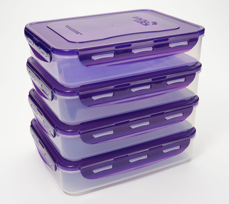 LocknLock Set of (4) Rectangle Storage Set — View 76