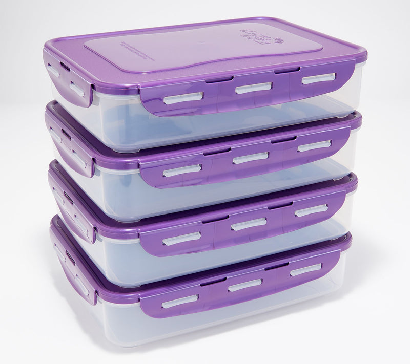 LocknLock Set of (4) Rectangle Storage Set — View 78