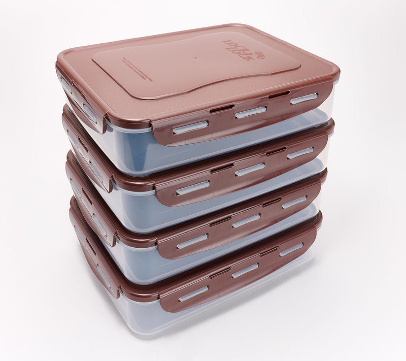 LocknLock Set of (4) Rectangle Storage Set — View 12