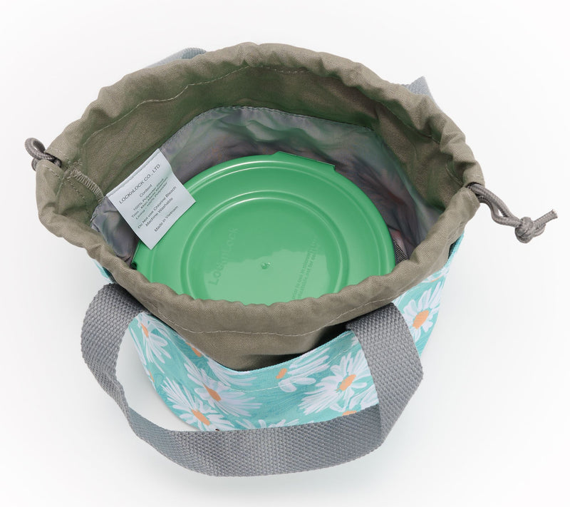 LocknLock Set of 3 Mini Tote Bags with (3) 4-Cup Bowls — View 23