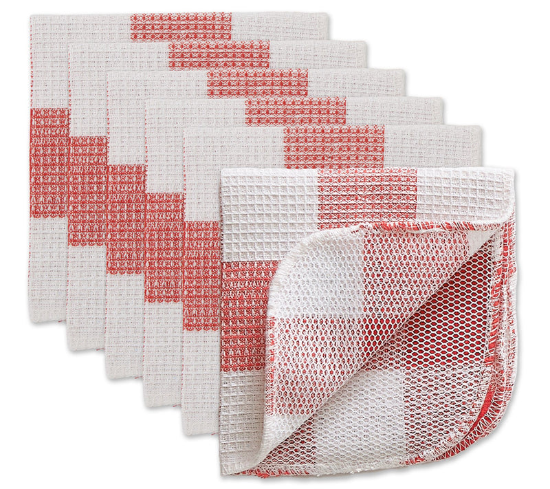 Design Imports Set of 6 Buffalo Check Scrubbershcloths — View 13