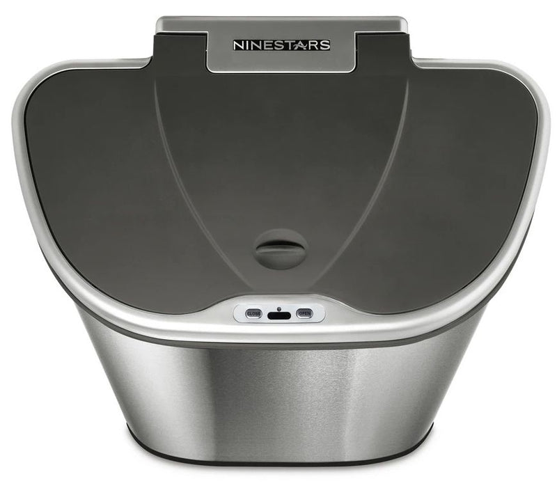 NINESTARS Dual Compartment Motion Sensor Trashan — View 10