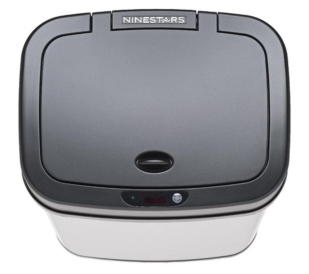 NINESTARS Motion Sensor 3.2 Gal Stainless Stee l Trash Can — View 13