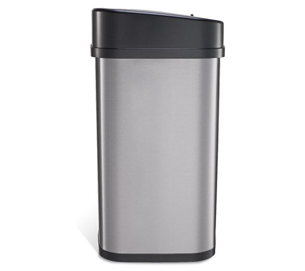 NINESTARS Motion Sensor 3.2 Gal Stainless Stee l Trash Can — View 12