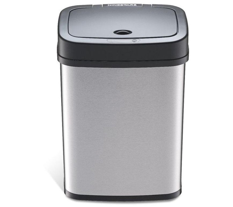 NINESTARS Motion Sensor 3.2 Gal Stainless Stee l Trash Can — View 9