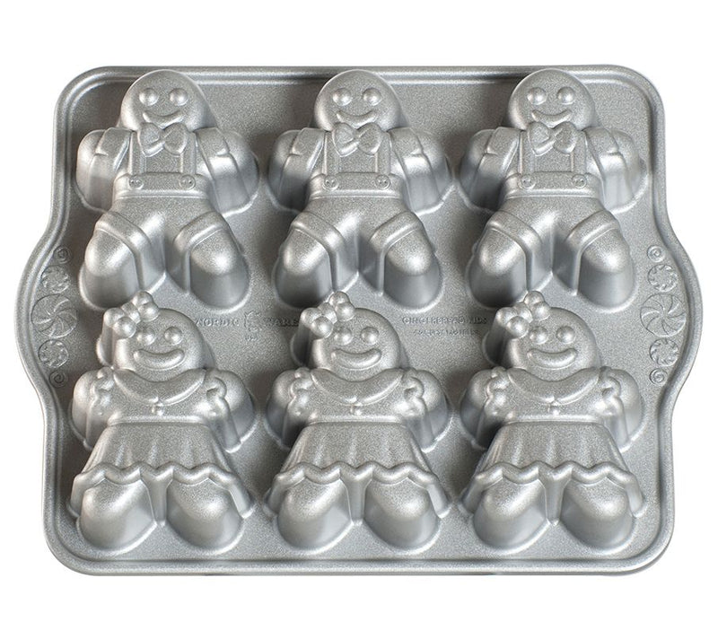 Nordic Ware Gingerbread Kids Cakelet Pan Set — View 4