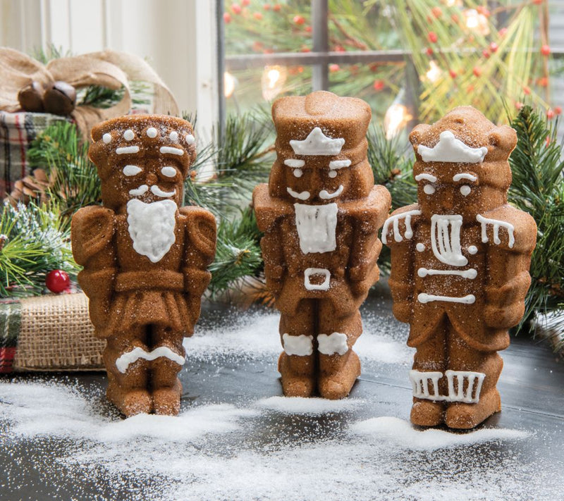Nordic Ware Nutcracker Cakelet Pan & Duster Set — View 9