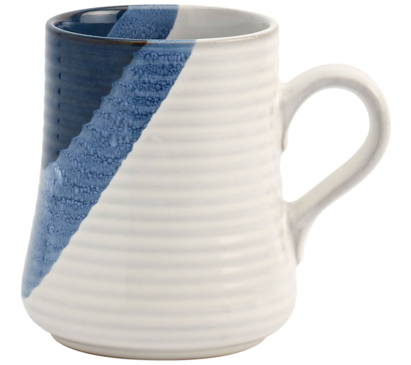 Tabletops Avenue 4-Pc 13.5-oz Half & Half Embossed Mug Set — View 9