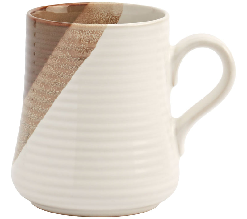 Tabletops Avenue 4-Pc 13.5-oz Half & Half Embossed Mug Set — View 7
