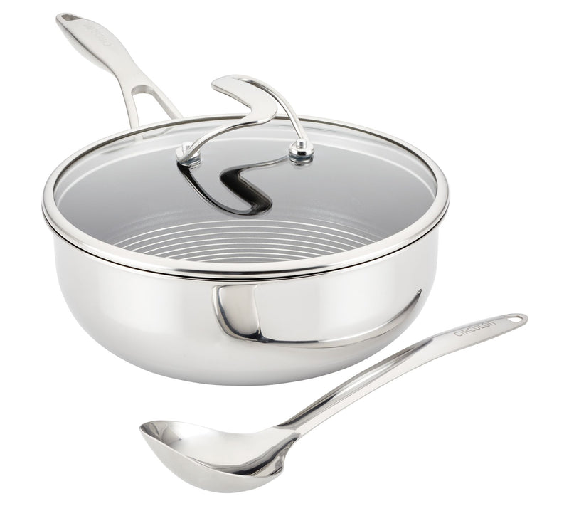 Circulon 3-Pc Nonstick Chef Pan with Lid — View 3