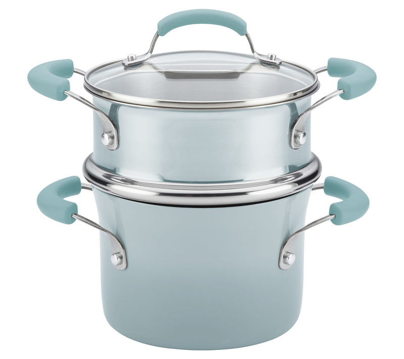 Rachael Ray 3-Qt Nonstick Steamer Set — View 3