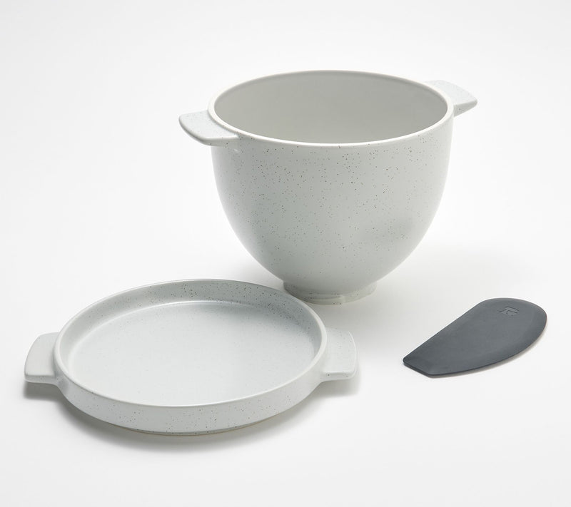 KitchenAid 5-qt Ceramic Bread Bowl with Lid & Dough Scraper — View 4