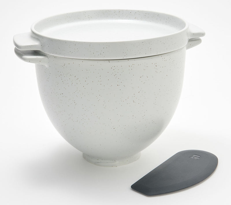 KitchenAid 5-qt Ceramic Bread Bowl with Lid & Dough Scraper — View 3