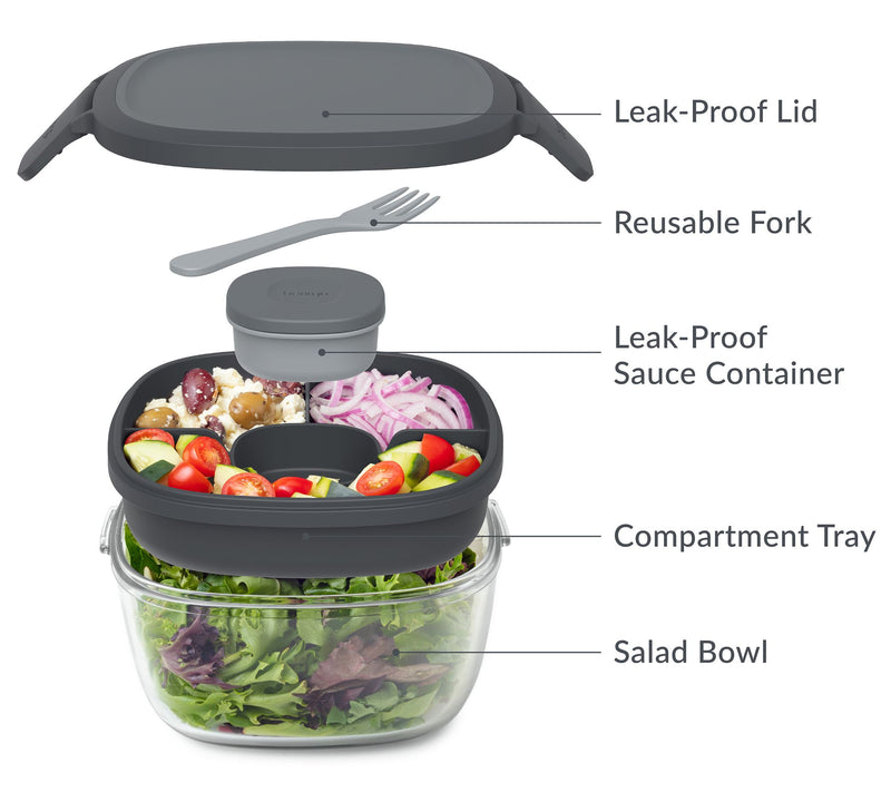 Bentgo Glass Salad Container with Insert — View 14