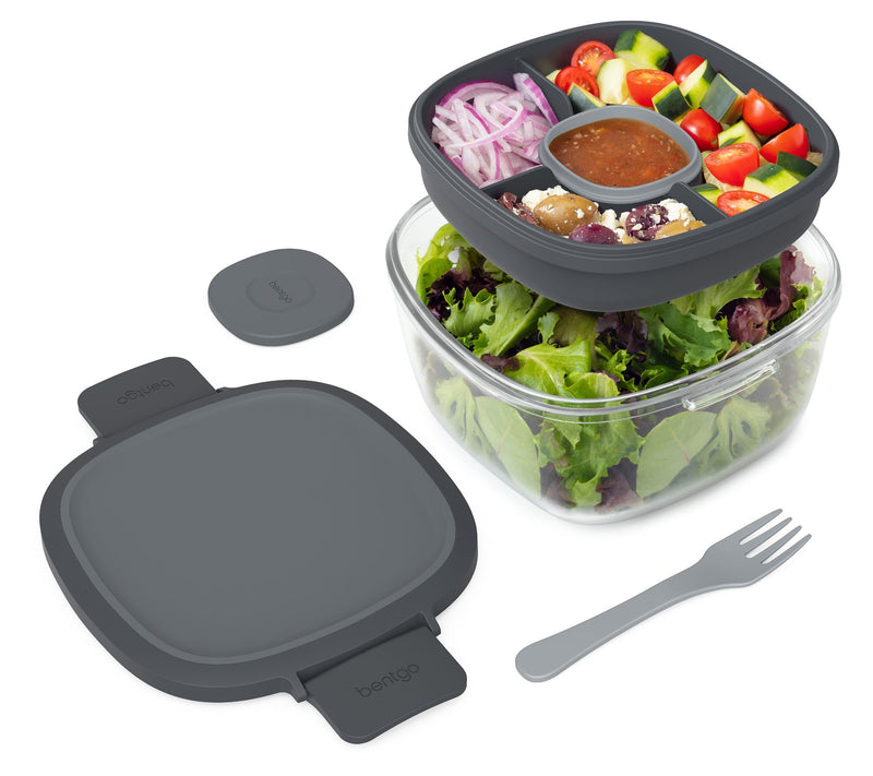 Bentgo Glass Salad Container with Insert — View 3
