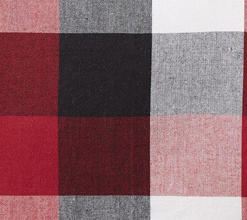 Design Imports 14" x 108" Tri Color Check TableRunner — View 4