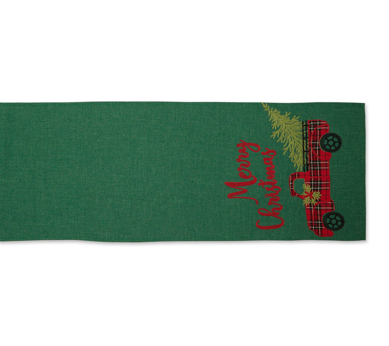 Design Imports 14" x 108" Merry Christmas TruckTable Runner — View 4