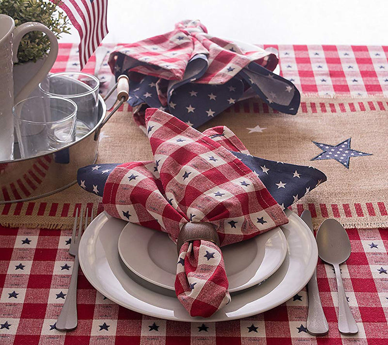 Design Imports 4th of July Jute Table Runner 14108 — View 8