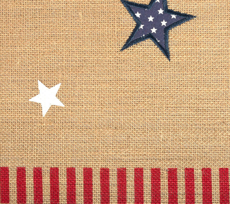 Design Imports 4th of July Jute Table Runner 14108 — View 5