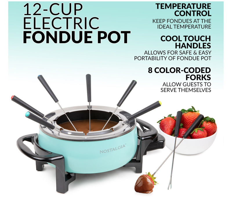 Nostalgia 6-Cup Electric Fondue Pot — View 4